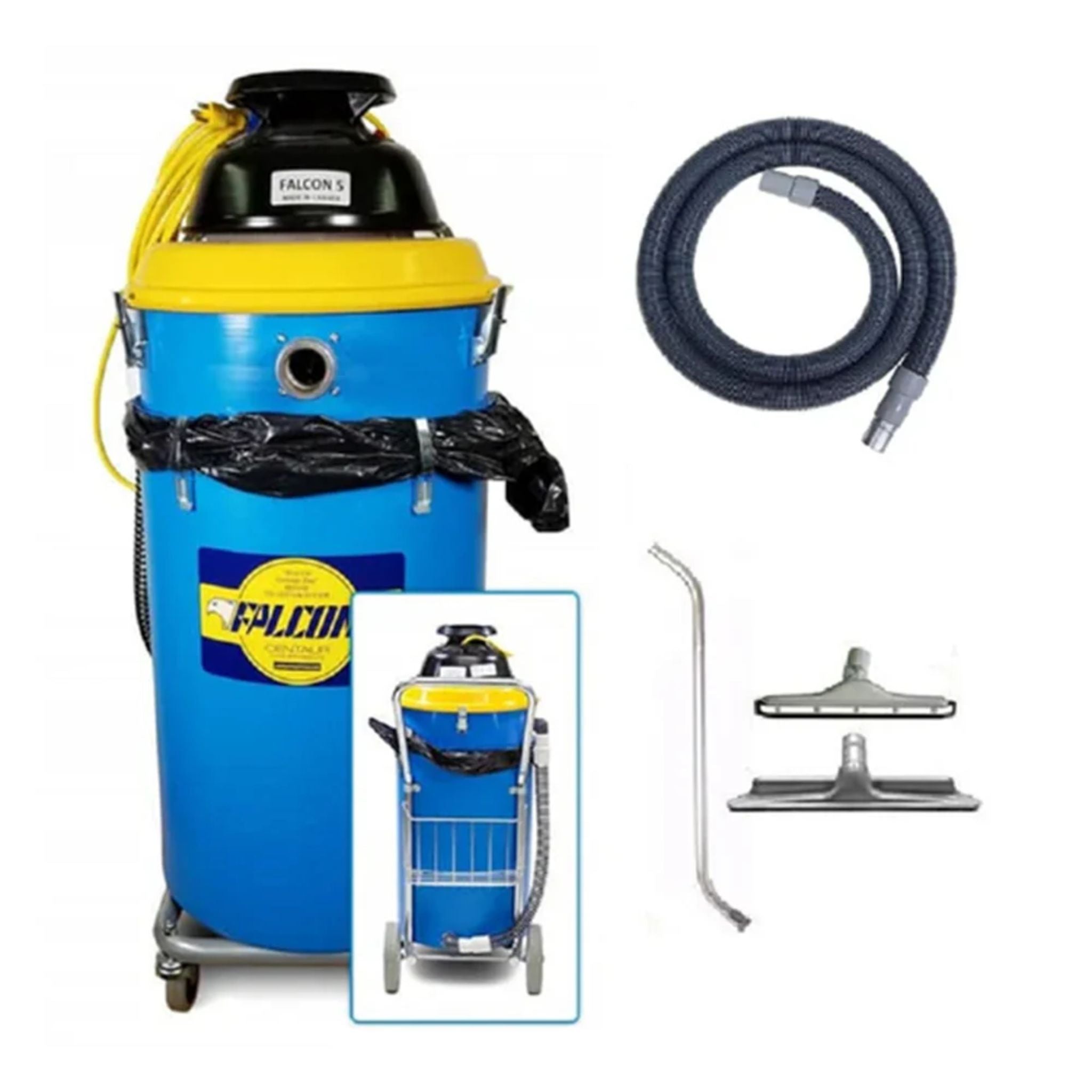 Centaur Falcon-5 drain hose and tool caddy included