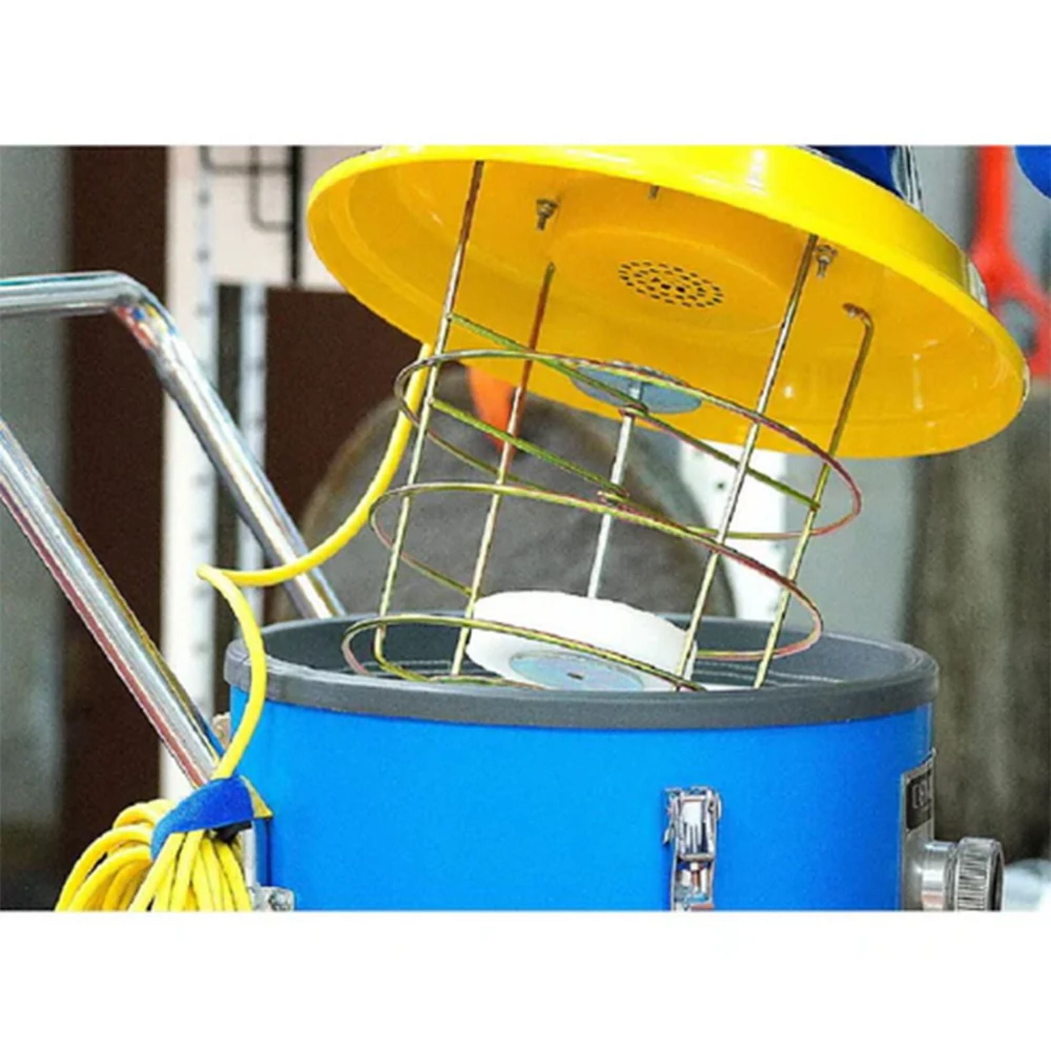 Centaur Falcon-5 50L drum tank — direct-to-garbage-bag collection