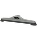 Gray squeegee with black rubber edge on a white background