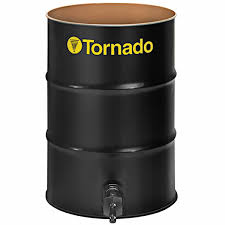 Tornado 95944 55 Gallon Open Head Jumbo Vac Steel Drum
