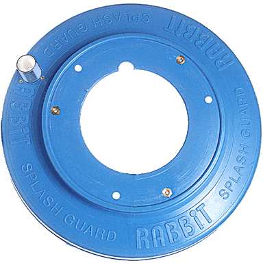 Splashguard 18 Rigid Blue with Exhaust Port