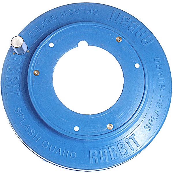 Splashguard 18 Rigid Blue with Exhaust Port